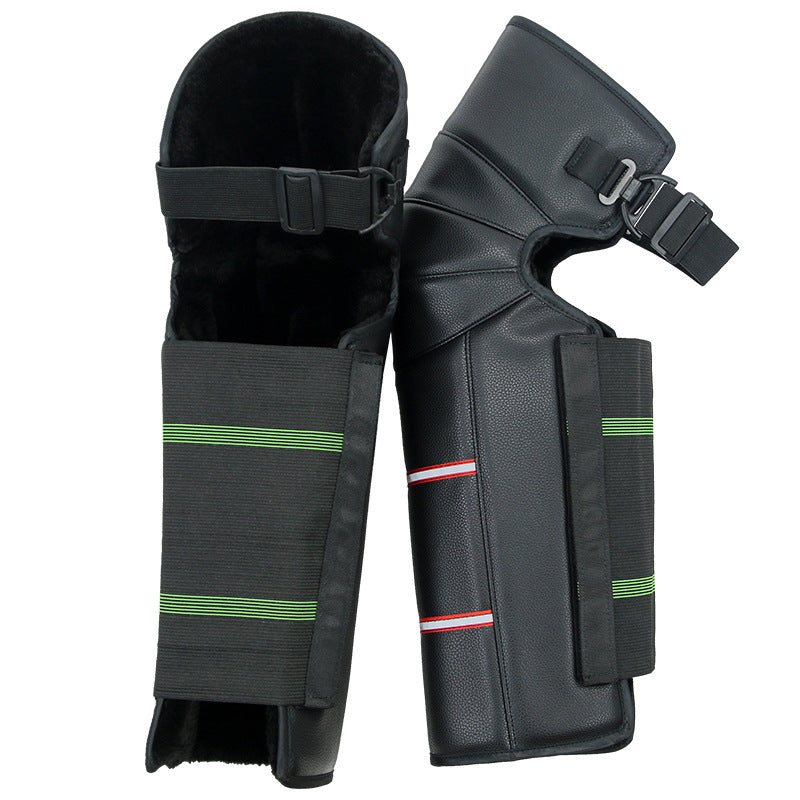 Winter Electric Motorcycle Knee Warmers for Riding