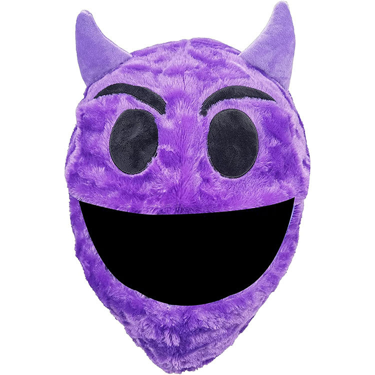 Unisex Plush Helmet Cover for Motorcycle Riding