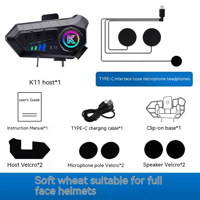 Motorcycle Helmet Bluetooth Headset