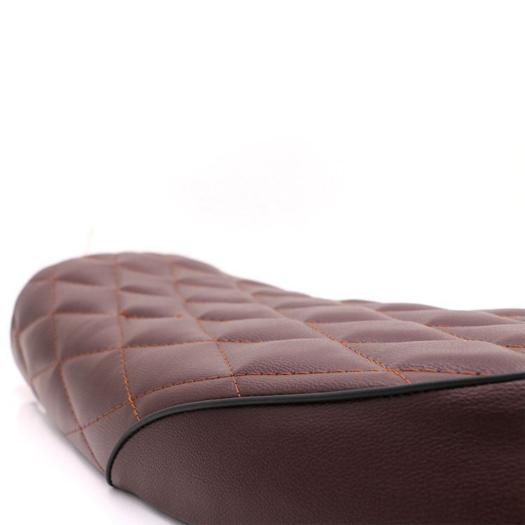 Vintage Diamond Motorcycle Seat Cushion