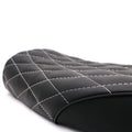 Vintage Diamond Motorcycle Seat Cushion