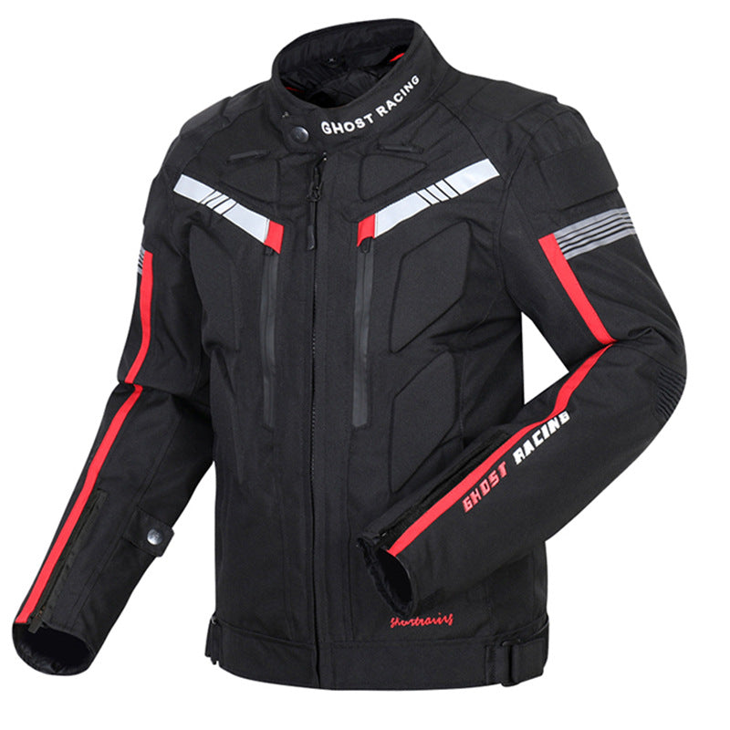 Motorcycle Jersey Jacket for All-Season Warmth