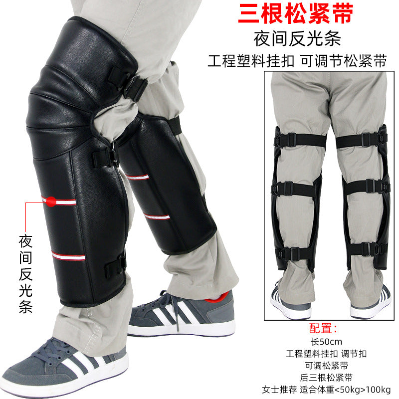 Winter Electric Motorcycle Knee Warmers for Riding